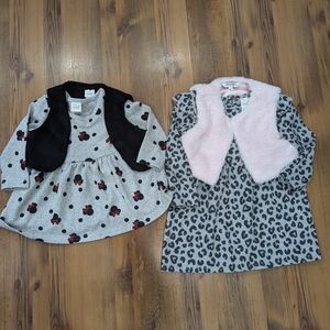 Disney Baby Gray and George Grey Dress With Vest Outfit